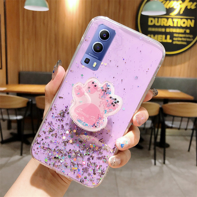 Sunrive Cover compatibile con Wiko Y52, Custodia Case in molle Trasparente silicone Morbida Flessibile Antigraffio protettiva back custodie(Q delfino