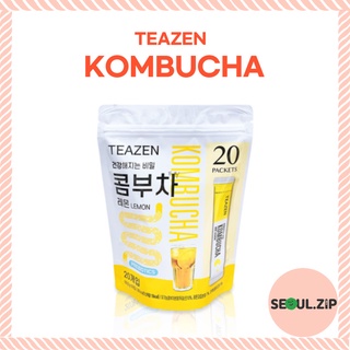 [TEAZEN] ผงคอมบูชา 20T/40T ชาดีท็อกซ์ ชากระชับสัดส่วน รสเลม่อน