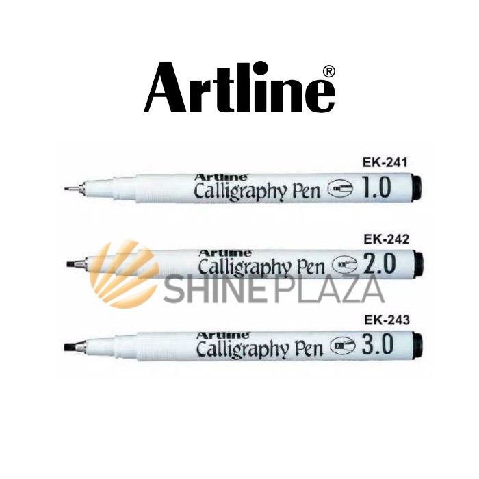 ปากกาประดิษฐ์ตัวอักษร Artline - ปากกาประดิษฐ์ตัวอักษร Artline สีดํา