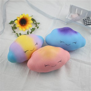 Stress Relief Toy 13CM Cute Colorful clouds Funny squishy soft slow rebound rekease toy