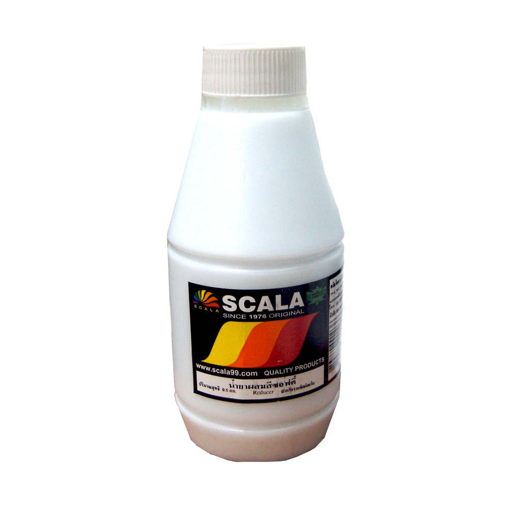 Scala น้ำยาผสมสีซอฟตี้ ขนาด 150/500/1000 ml น้ำยาเคลือบบล๊อค (1ขวด)