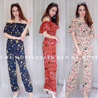 4186จั้มสูทขายาว