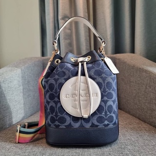 COACH DEMPSEY DRAWSTRING BUCKET BAG