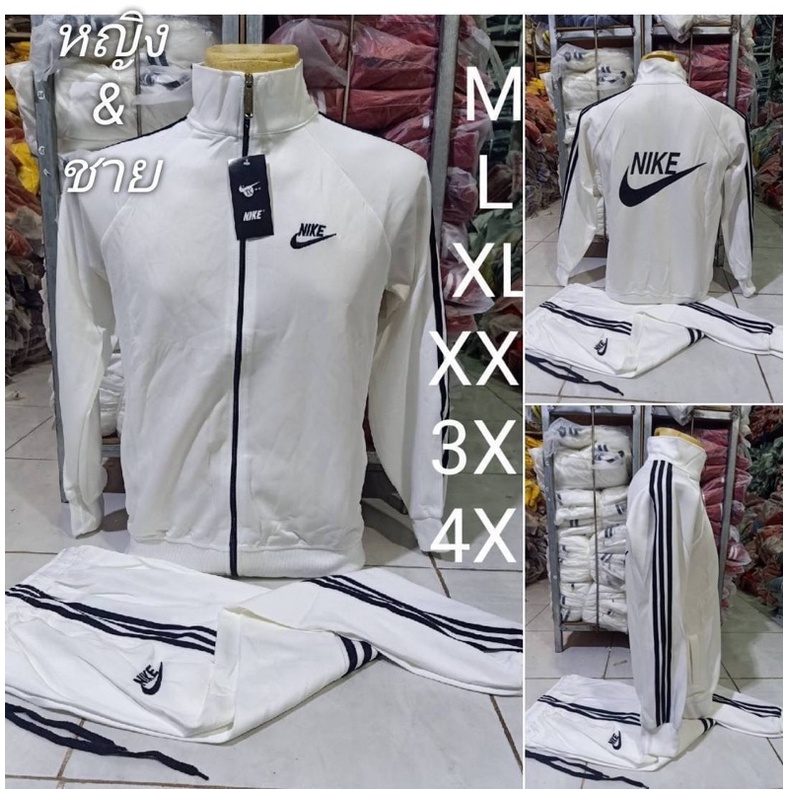 ชุดแขนยาว ผ้าหนาNikeกันหนาวผ้าหนา(เสื้อกางเกง)