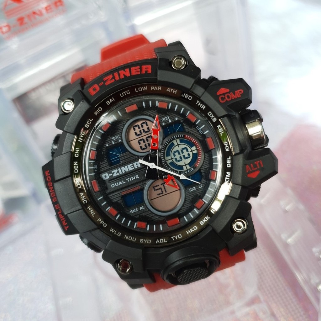 นาฬิกาผู้ชายสุดเท่ !!! D-ZINER (ดีไซเนอร์) แบรนด์แท้ 100% มีใบรับประกันศูนย์ไทย