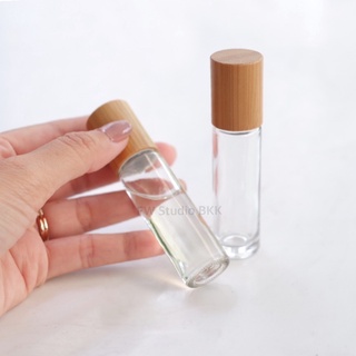 ขวดลูกกลิ้ง 10ml ฝาไม้ (พร้อมส่ง)