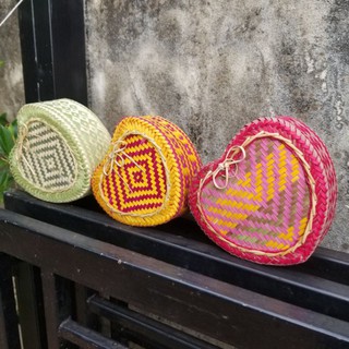 ติบข้าวหัวใจ คละสี สีสวย 5 นิ้ว พร้อมส่ง สีสวยงามอันละ 190 บาท