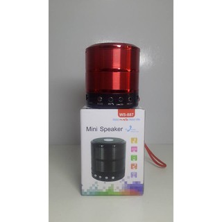 [โค้ด KAUN50ASA ลด50-][ส่งฟรี30-] ลำโพง บลูทูธ สีแดง เสียงดี ดังดี ขนาดพกพาได้ เชื่อมต่อกับโทรศัพท์มือถือ ต่อตรงได้
