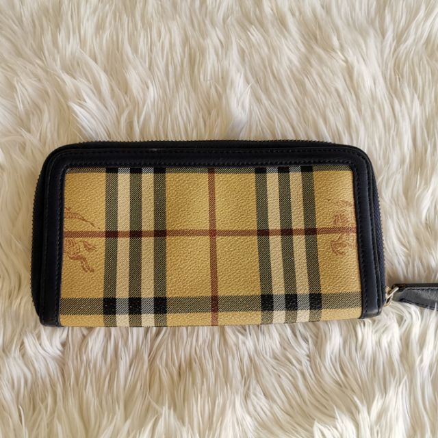 กระเป๋าสตางค์​ซิบรอบ​ Burberry​