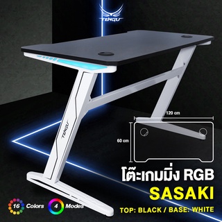 [Code Shopee: TENSEP01  ลดเพิ่ม 10% ]🎇SASAKI Series Gaming Desk🎇by Tengu gaming gears แบรนด์เทนงุ โต๊ะเกมมิ่งพร้อมไฟ LED ดีไซน์เทพ พร้อมจัดเต็มทุกฟังก์ชัน