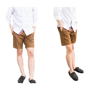 กางเกงขาสั้นผู้ชาย ชิโน่  ขาสั้น 16นิ้ว  คอตตอน100% Chino Shorts : 22 Colors : CU PANTS