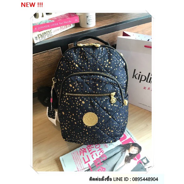 กระเป๋า KIPLING SEOUL BABY BACKPACK กระเป๋าเป้สะพาย ในคอลเลคชั่น Golden night ( .ใบเล็ก )