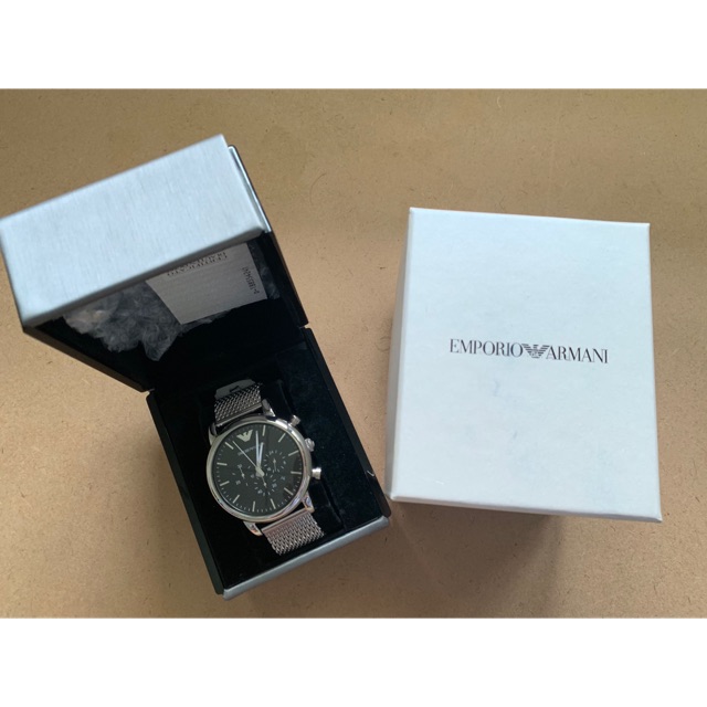 Emporio Armani Classic Mesh Black Watch