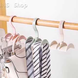 ที่แขวนกระเป๋า แขวนเข็มขัด แขวนเนคไท ที่แขวนของอเนกประสงค์ หมุนได้ 360 องศา Bag Hanger