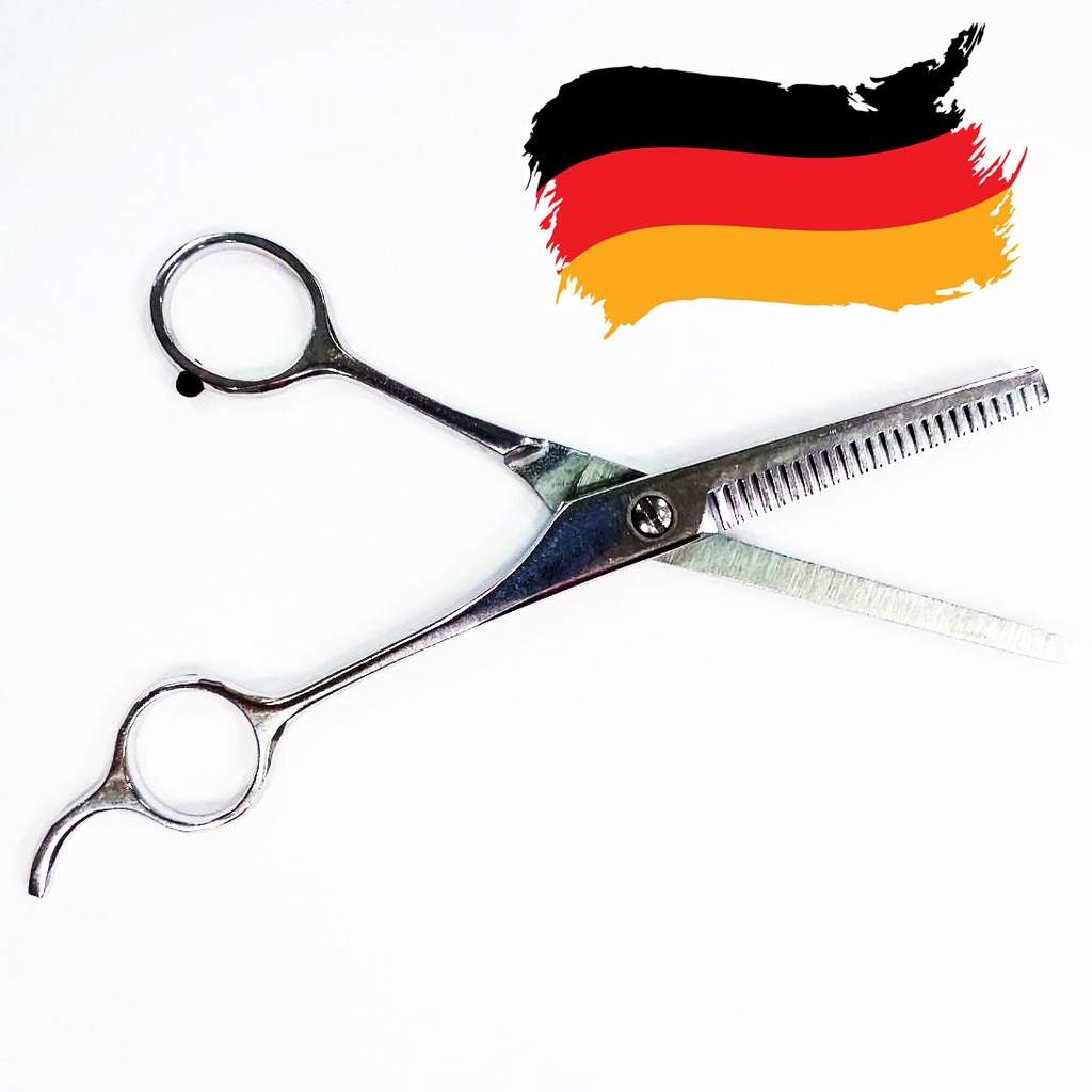 กรรไกรซอยผม แบบฟันปลา กรรไกรตัดผม สับผม กรรไกร มาตรฐาน เยอรมัน Barber Scissors Solingen ดีจริงๆ แข็งแรงทนทาน