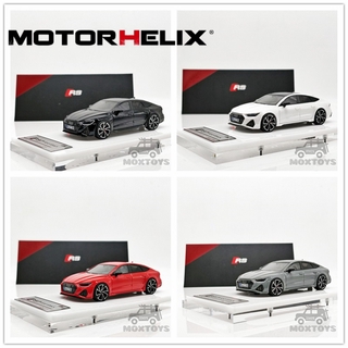 โมเดลรถยนต์ Motorhelix 1:64 Audi Rs7 รุ่นสปอร์ตแบคเรซิ่น