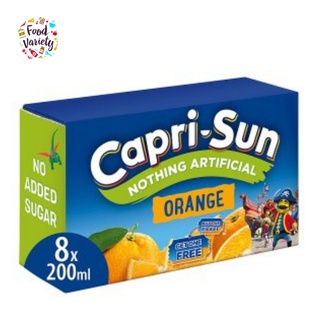 Capri - Sun No Added Sugar 8x200ml คาปรี - ซัน สูตรไม่เติมน้ำตาล 8x200ml