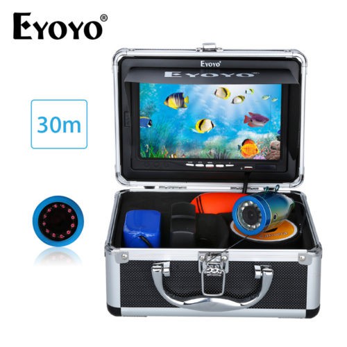 EYOYO 30m Infrared Light 7" LCD Fish Finder Underwater Camera w/Lights Control estore2017.th