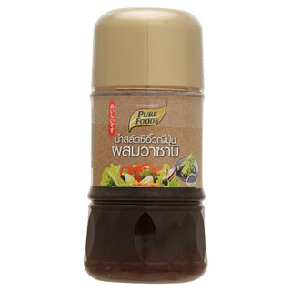 เพียวฟู้ดส์ น้ำสลัดซีอิ๊วญี่ปุ่น ผสมวาซาบิ 150กรัม/Pure Foods Japanese Soy Sauce Dressing with Wasabi 150g