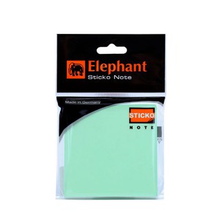 Elephant ตราช้าง กระดาษโน๊ต กระดาษโน๊ตกาวในตัว Post It สีเขียว 3x3 นิ้ว