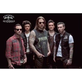 โปสเตอร์ รูปถ่าย วง A7X Avenged Sevenfold (1999-Now) POSTER 24”X35” Inch American Rock Heavy Metal V4