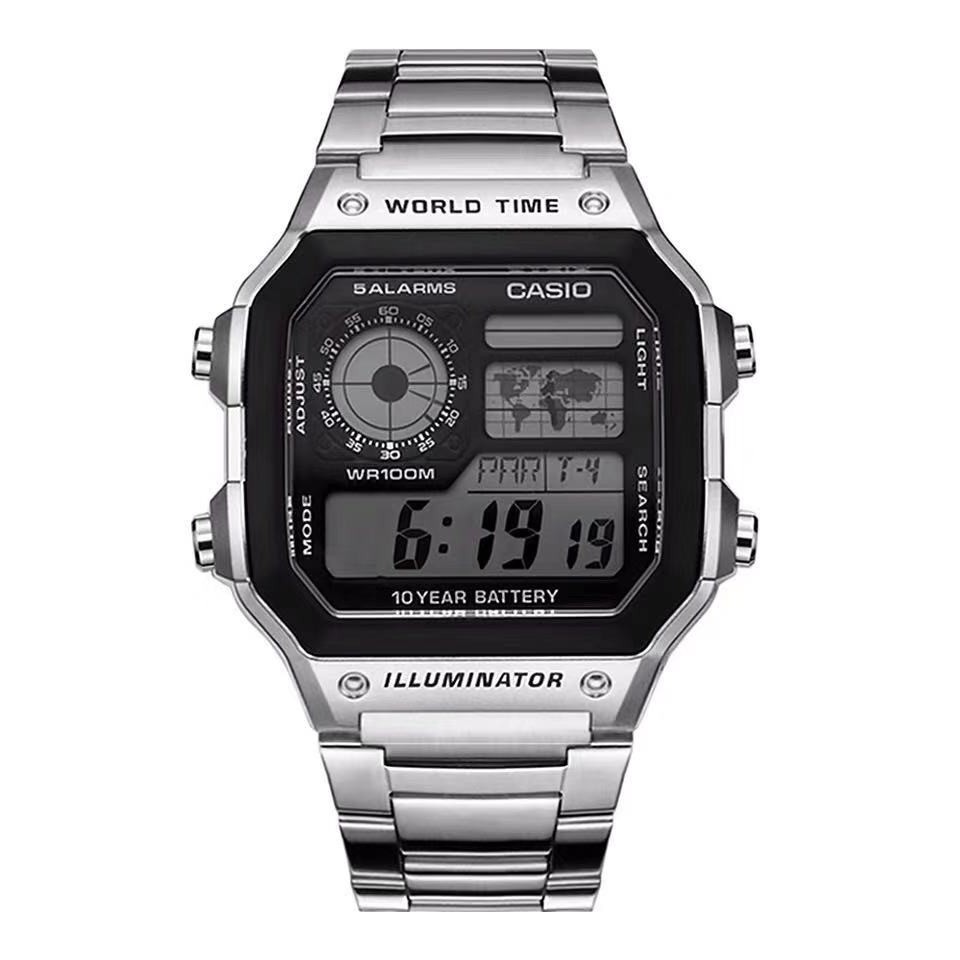 นาฬิกาข้อมือ Ca sio Standard Digital รุ่น AE-1200WH-1A