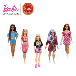 Barbie Fashionistas Doll ตุ๊กตา บาร์บี้ แฟชั้่นนิสต้า 2021 ของเล่นเด็ก ( FBR37 (H) ID)