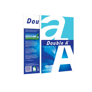 Double A กระดาษถ่ายเอกสาร A4 หนา 80 แกรม 40 แผ่น จำหน่าย 1 แพ็ค