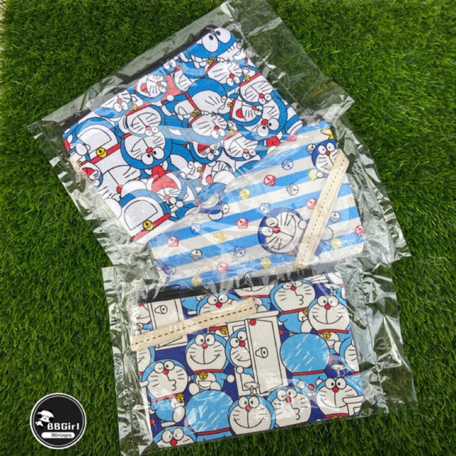9 บาท เคลียร์สต็อค กระเป๋าลายการ์ตูนใส่ดินสอ/เครื่องสำอางค์น่ารัก