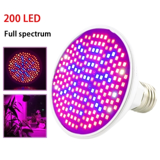 หลอดไฟปลูกพืช Led 200 ดวง 13W UV IR เต็มสเปกตรัม สําหรับปลูกพืชในร่ม เรือนกระจก E27