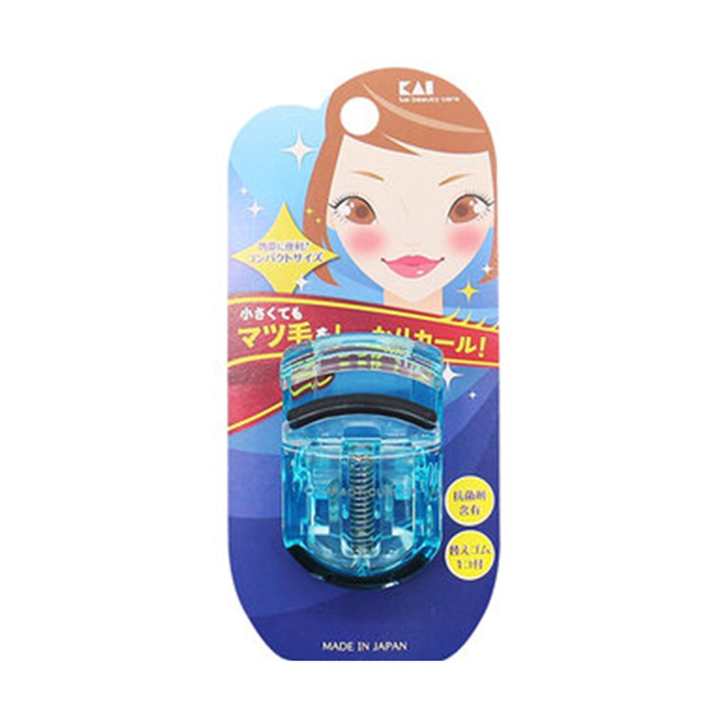 MORITOMO Official - KAI Pc Eyelash Curler Marine Blue 1 pcs / ที่ดัดขนตา สีฟ้า