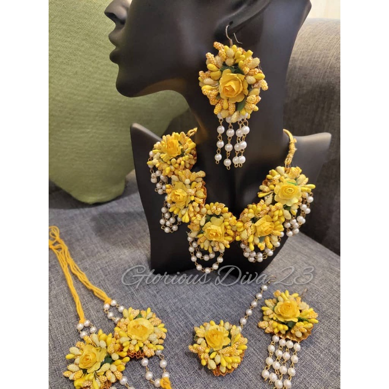 Designer Jwellery Set for Women & Girls (Mehandi/Haldi /Bridal/Baby Shower/Marriage)