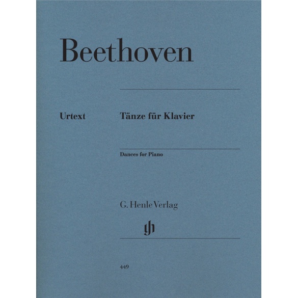 BEETHOVEN Dances for Piano (HN449)
