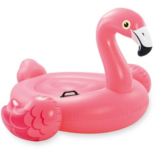 Thaiken  เป่าลม 218x211x136cm (สีชมพู) Mega Flamingo Island INTEX  56288