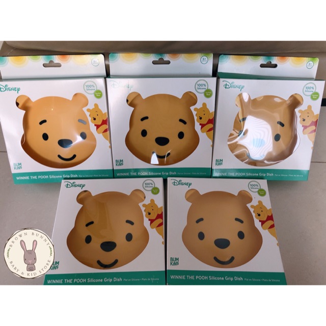 จานฐานดูด Bumkins pooh disney