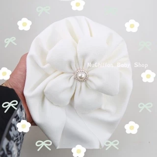 Newหมวกเด็กแรกเกิดรุ่น flower princess[Mama Chom BabyShop]