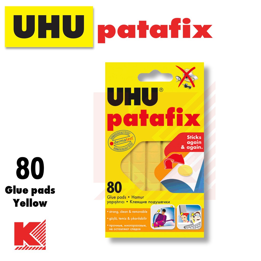 UHU Patafix กาวดินน้ำมัน Glue Pads มีให้เลือก 4 แบบ