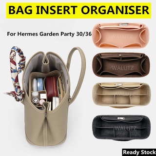 【นุ่มและเบา】ที่จัดระเบียบกระเป๋า  Her mes  Garden party ที่จัดกระเป๋า  bag in bag ที่จัดทรง bag organizer bag insert