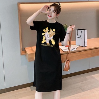 Q249 เสื้อยืดแฟชั่นผู้หญิงลายทางแขนสั้นคอกลม เนื้อผ้าดีใส่สบาย! New Fashion womens