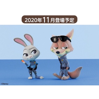 ฟิกเกอร์แท้🇯🇵  DISNEY CHARACTERS Fluffy Puffy ～NICK&amp;JUDY～POLICE COSTUME