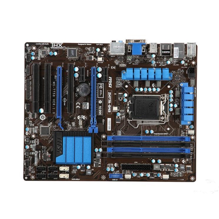 MSI ZH77A-G43 LGA 1155 คอมพิวเตอร์ เมนบอร์ด Mainboards