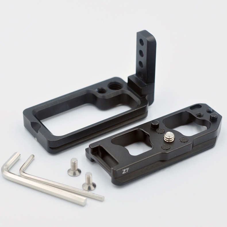 Z5 Z6 Z6 II Z7 Z7 II แนวตั้งยิง Hand Grip Z5 Z6 Z6 II Z7 Z7 II L แผ่นกล้องยึดสําหรับ NIKON Z5 Z7 II 