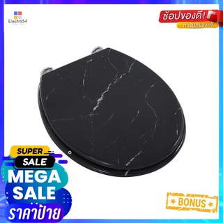 ฝารองนั่ง POLYRESIN MOYA 20EVP03-หินอ่อนดำTOILET SEAT MOYA 20EVP03 BLACK MARBLE