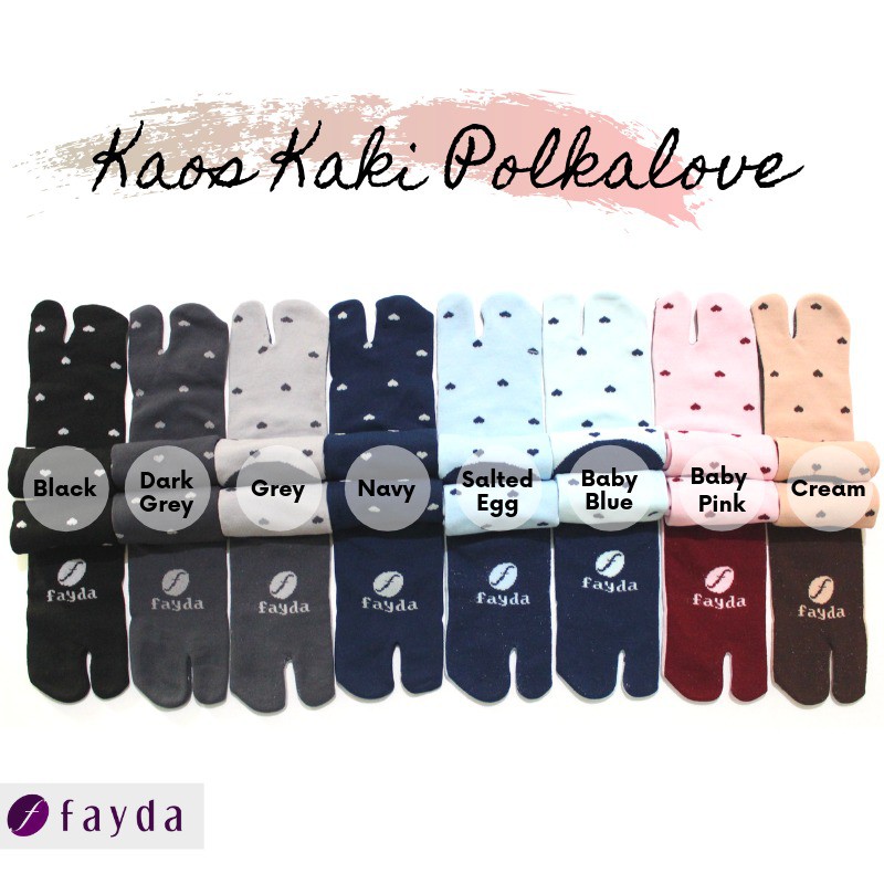 ถุงเท้า Fayda Polka Love