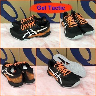 Asics Gel Tactic วัสดุแบบใหม่ ยืดหยุ่น สีสวยสดใส น่าใช้ พื้นนุ่ม ใส่สบายเท้า 1071A065-004