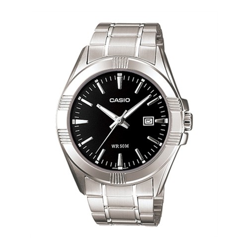 Casio นาฬิกาผู้ชาย  สีเงิน สายสแตนเลส รุ่น MTP-1308D,MTP-1308D-1A,MTP-1308D-1AVDF
