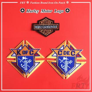 ☸ Harley Motor Logo - Fashion Brand Iron-on Patch ☸ 1Pc DIY Sew on Iron on Badges Patches