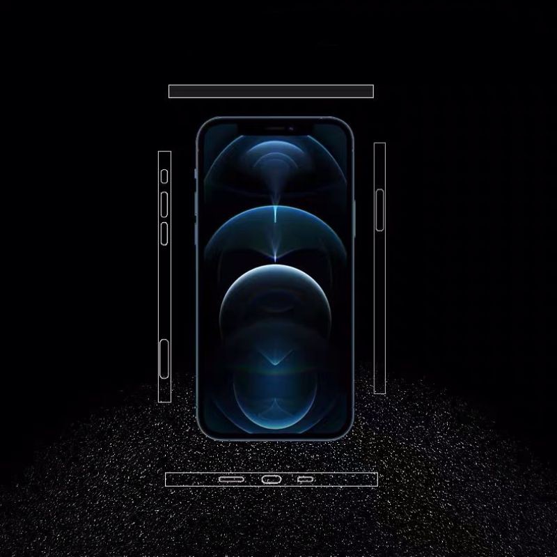 สำหรับ iPhone ฟิล์มกันรอย ขอบข้าง แบบใส TPU / ฟิมล์ขอบข้างไอโฟน เคฟล่า รุ่น 16 Pro Ma15 Pro Max 13/14 mini 12 รอบเครื่อง - ภาพย่อย 5