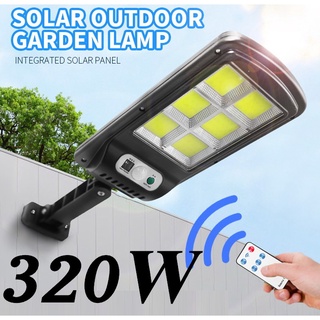 ไฟถนนโซล่าเซลล์ 320W Solar lights  ไฟสปอตไลท์ ไฟLED หลอด LED โคมไฟถนน โคมไฟ กันน้ำ 360W รุ่น-PAE-5360