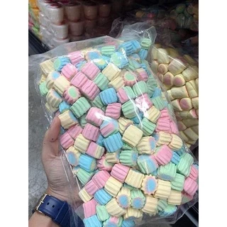 มาร์ชเมลโล่ หลากสี ขนาด500กรัม(ไม่ใช่ดรายฟรีส)